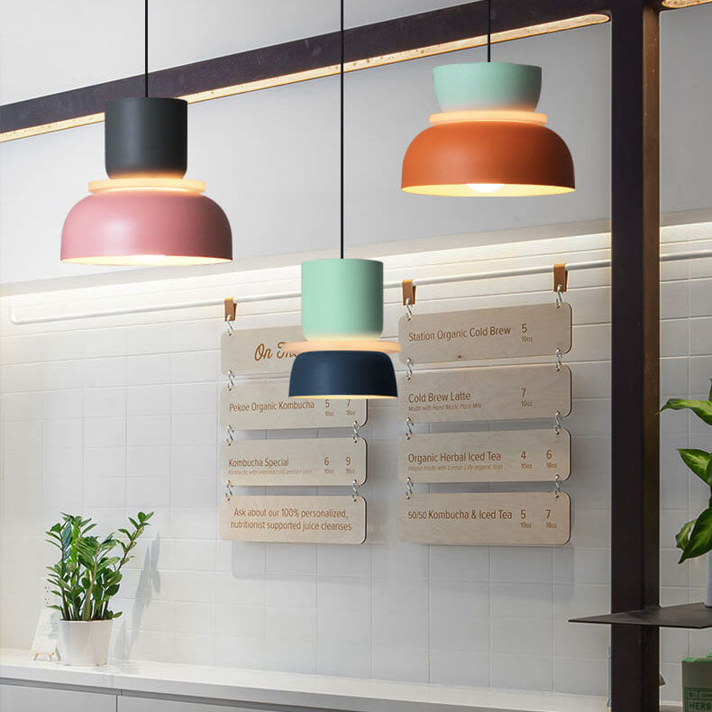 Lámpara Colgante Nórdica Macaron – Toque Moderno y Colorido-Ceiling Light Fixtures-Hogar88-Hogar88