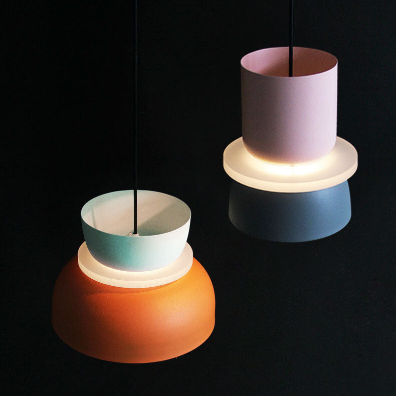 Lámpara Colgante Nórdica Macaron – Toque Moderno y Colorido-Ceiling Light Fixtures-Hogar88-Hogar88