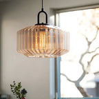 Lámpara Colgante Nórdica de Cristal – Diseño Retro para Interiores-Ceiling Light Fixtures-Hogar88-Hogar88