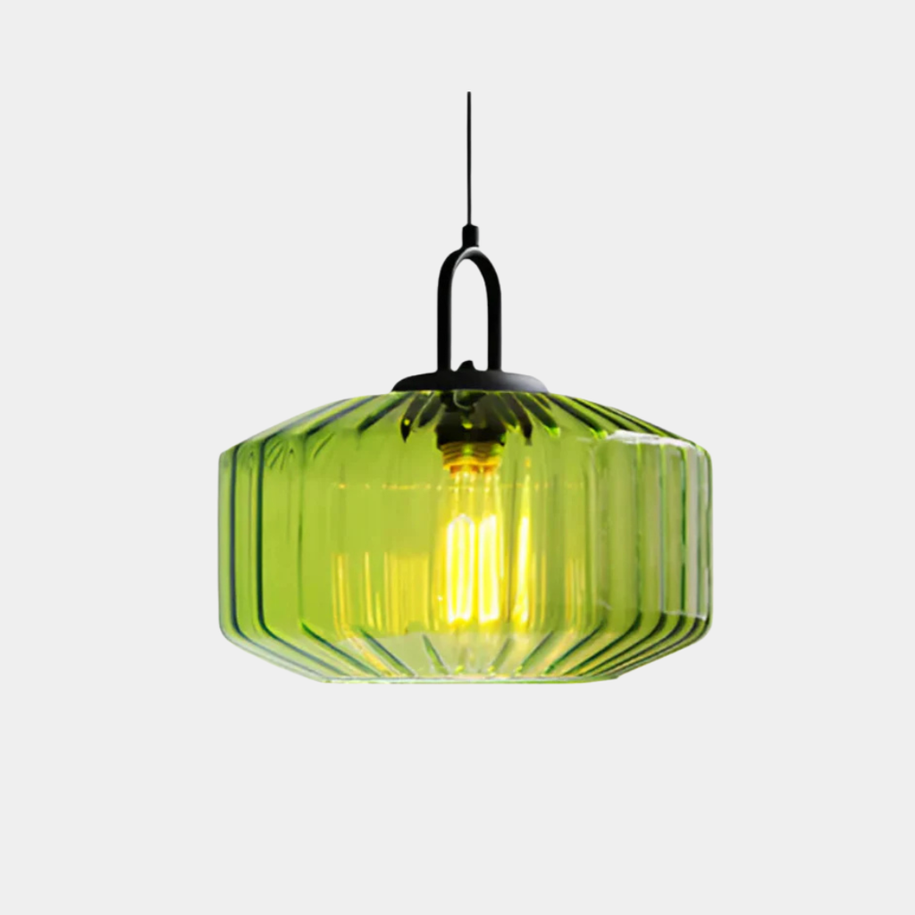 Lámpara Colgante Nórdica de Cristal – Diseño Retro para Interiores-Ceiling Light Fixtures-Hogar88-Hogar88