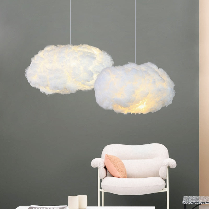 Lámpara Colgante Nube – Luz Suave Decorativa para Interiores-Ceiling Light Fixtures-Hogar88-Hogar88