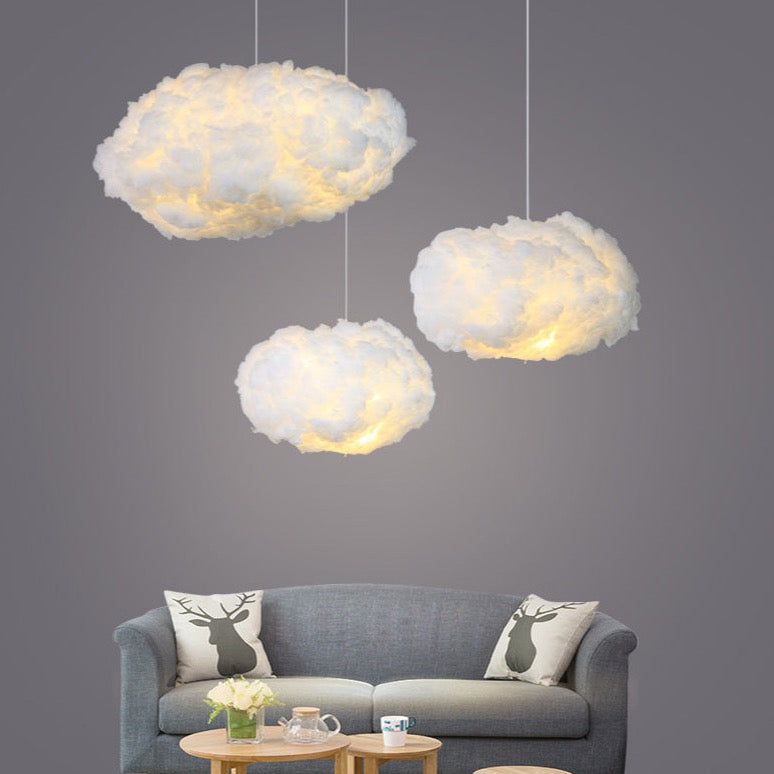 Lámpara Colgante Nube – Luz Suave Decorativa para Interiores-Ceiling Light Fixtures-Hogar88-Hogar88