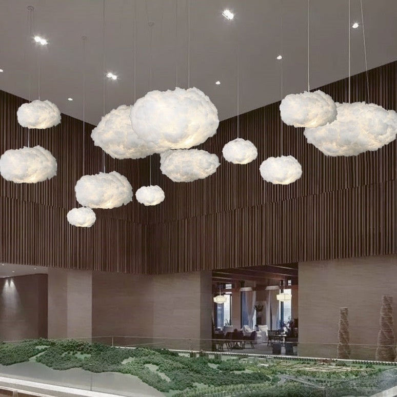 Lámpara Colgante Nube – Luz Suave Decorativa para Interiores-Ceiling Light Fixtures-Hogar88-Hogar88