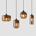 Lámpara Colgante Retro de Cristal – Iluminación Moderna Nórdica-Ceiling Light Fixtures-Hogar88-Hogar88