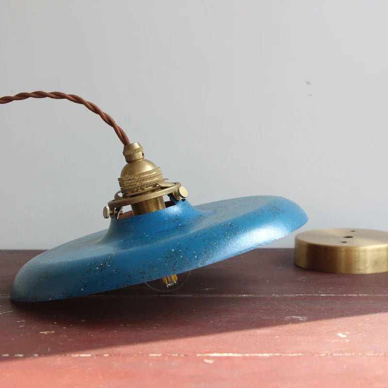 Lámpara Colgante Rústica Industrial – Iluminación Moderna y Estilo Vintage para Hogar-Ceiling Lamps-Hogar88-Azul-Hogar88