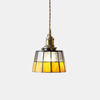 Lámpara Colgante Vintage París – Iluminación Elegante y Estilo Clásico para Hogar-Ceiling Lamps-Hogar88-Amarillo 19cm-Hogar88