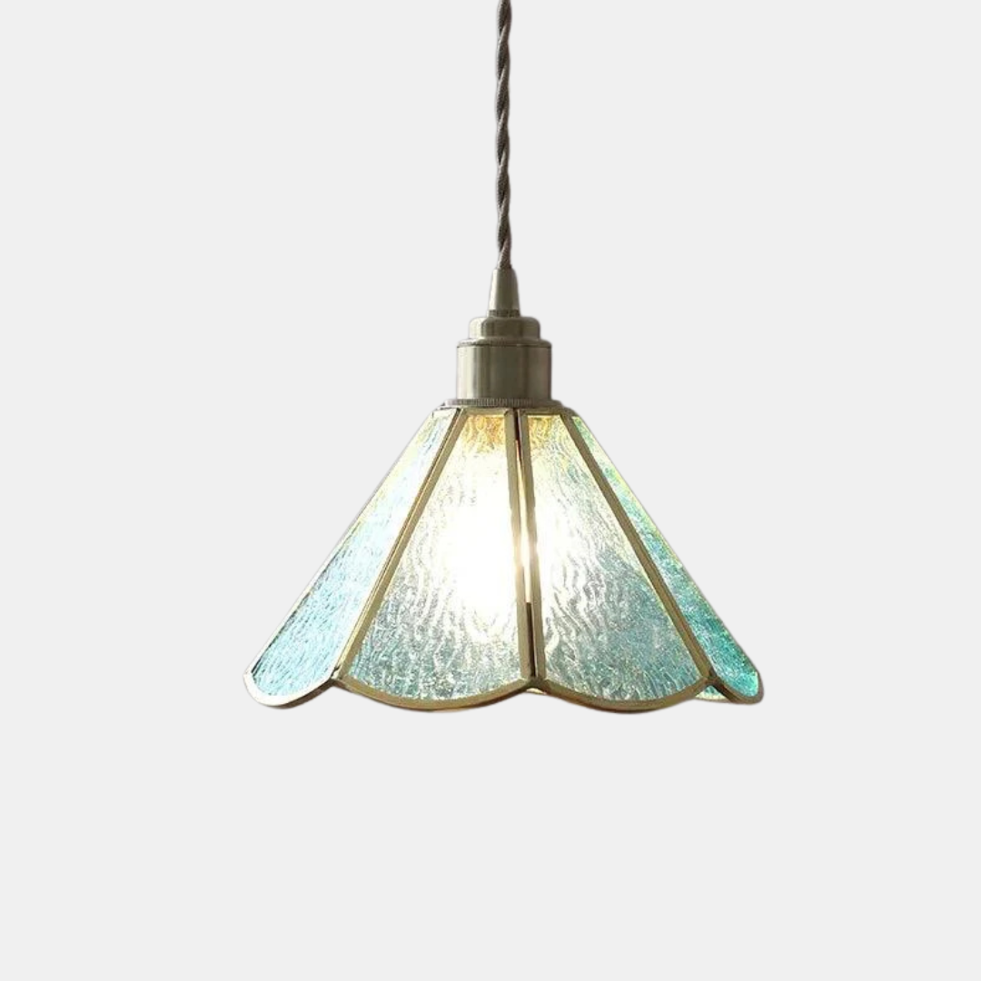 Lámpara Colgante Vintage París – Iluminación Elegante y Estilo Clásico para Hogar-Ceiling Lamps-Hogar88-Azul 16cm-Hogar88