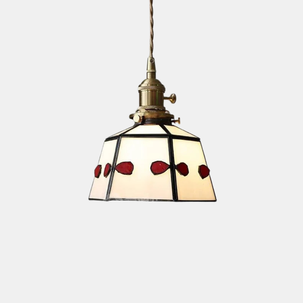 Lámpara Colgante Vintage París – Iluminación Elegante y Estilo Clásico para Hogar-Ceiling Lamps-Hogar88-Blanco 20cm-Hogar88