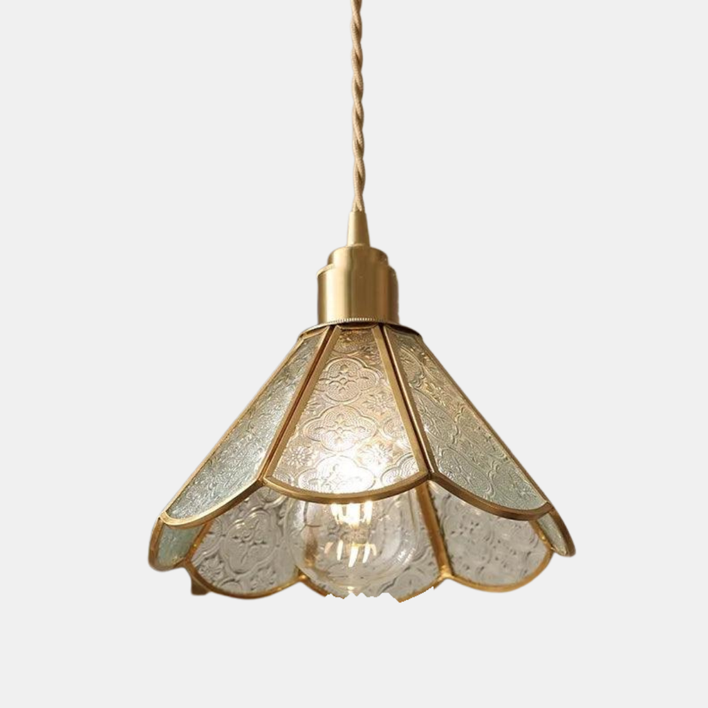 Lámpara Colgante Vintage París – Iluminación Elegante y Estilo Clásico para Hogar-Ceiling Lamps-Hogar88-Transparente 17cm-Hogar88
