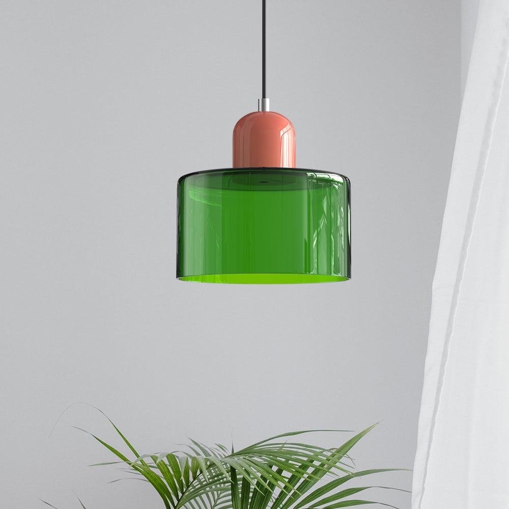 Lámpara Colgante de Cristal Creativa Estilo Bauhaus – Moderna, Artística y Sofisticada-Lamp-Hogar88-Hogar88