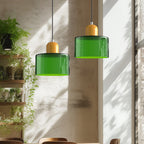 Lámpara Colgante de Cristal Creativa Estilo Bauhaus – Moderna, Artística y Sofisticada-Lamp-Hogar88-Hogar88