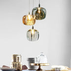 Lámpara Colgante de Cristal Regulable – Inspiración Contemporánea Chic-Ceiling Light Fixtures-Hogar88-Hogar88