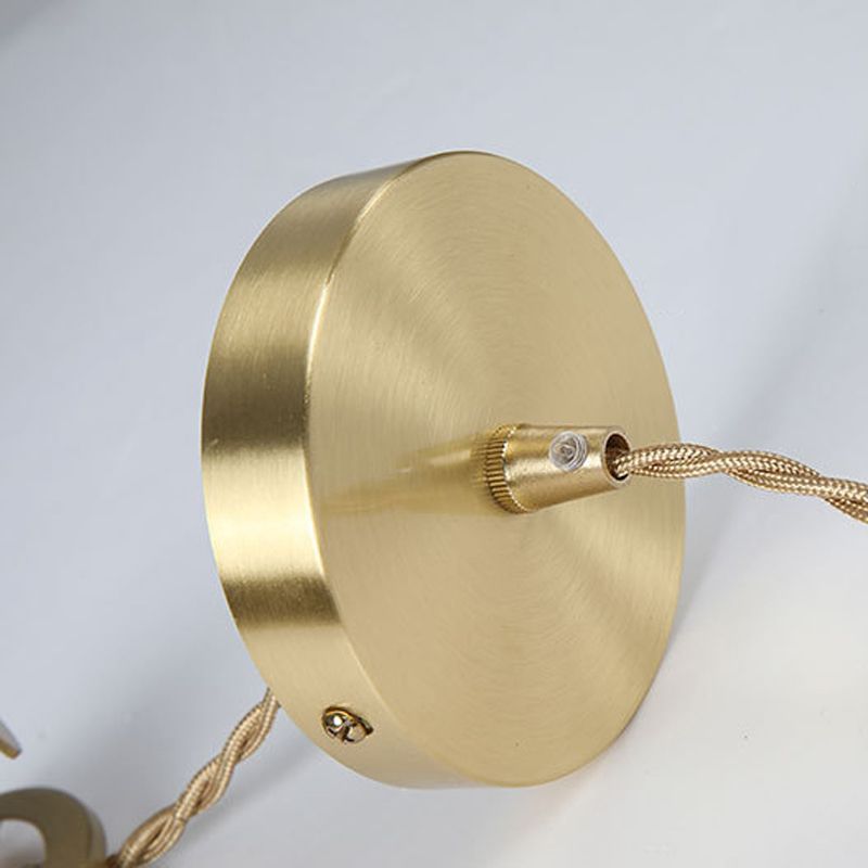 Lámpara Colgante de Flor en Vidrio Dorado – Estilo Refinado para un Ambiente Lujoso-Ceiling Light Fixtures-Hogar88-Hogar88