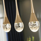 Lámpara Colgante de Gota de Cristal – Estilo Moderno y Elegante para Decoración-Ceiling Light Fixtures-Hogar88-Hogar88