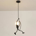 Lámpara Colgante de Hierro – Diseño Figurativo para Ambiente Creativo-Ceiling Lamp-Hogar88-Hogar88