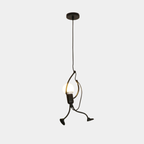 Lámpara Colgante de Hierro – Diseño Figurativo para Ambiente Creativo-Ceiling Lamp-Hogar88-Hogar88