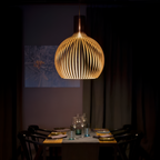 Lámpara Colgante de Madera – Luz Cálida con Encanto Rústico-Ceiling Light Fixtures-Hogar88-Hogar88