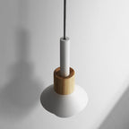 Lámpara Colgante de Metal y Madera – Estilo Nórdico Colorido-Ceiling Light Fixtures-Hogar88-Hogar88