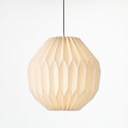 Lámpara Colgante de Papel – Diseño Nórdico y Luz Suave-Ceiling Light Fixtures-Hogar88-Cintura-Hogar88