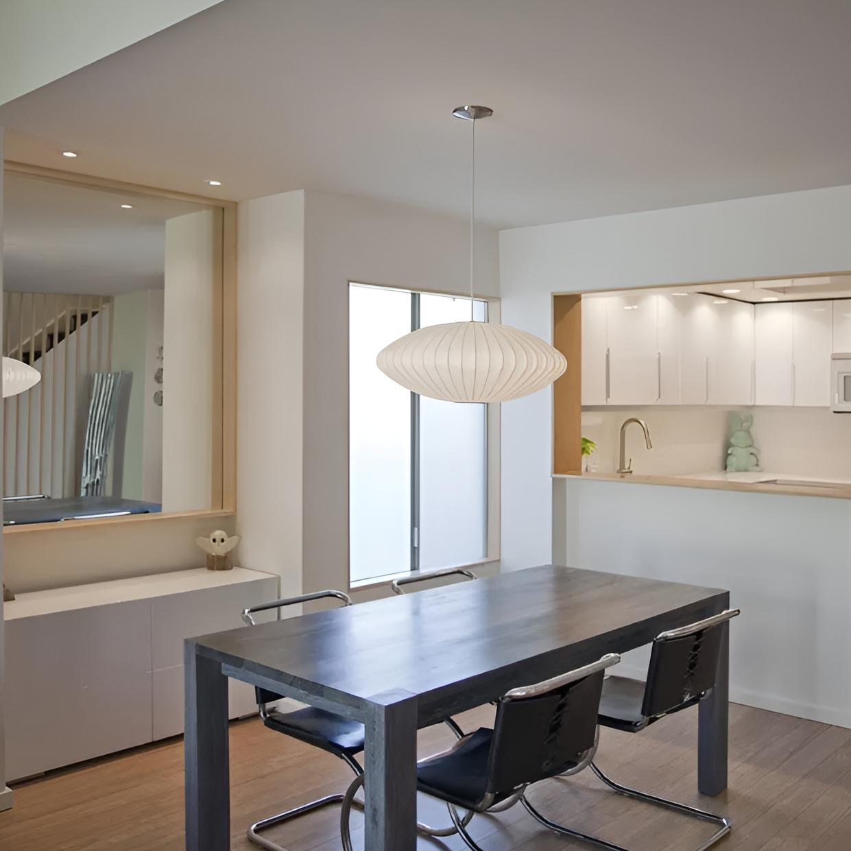 Lámpara Colgante de Tela Redonda – Luz Suave y Estilo Moderno-Ceiling Light Fixtures-Hogar88-Hogar88