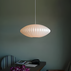 Lámpara Colgante de Tela Redonda – Luz Suave y Estilo Moderno-Ceiling Light Fixtures-Hogar88-Hogar88