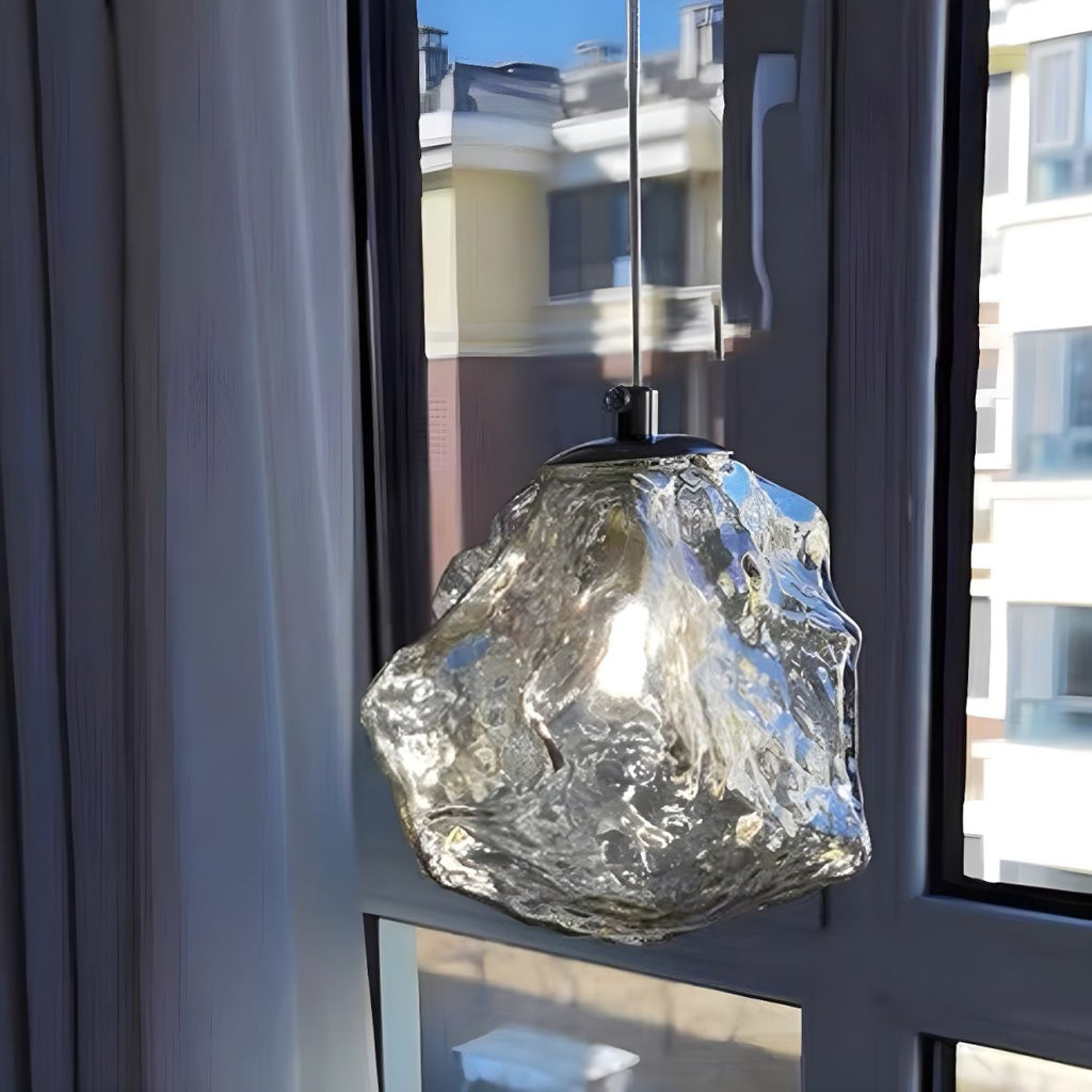 Lámpara Colgante de Vidrio Lava – Luz Artística para Interiores-Ceiling Light Fixtures-Hogar88-Hogar88