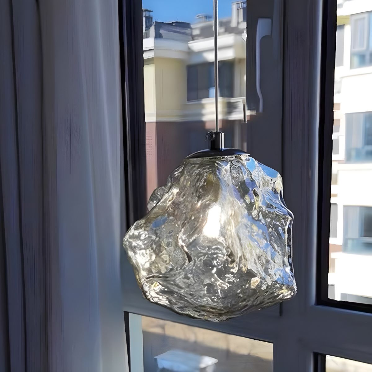 Lámpara Colgante de Vidrio Lava – Luz Artística para Interiores-Ceiling Light Fixtures-Hogar88-Hogar88