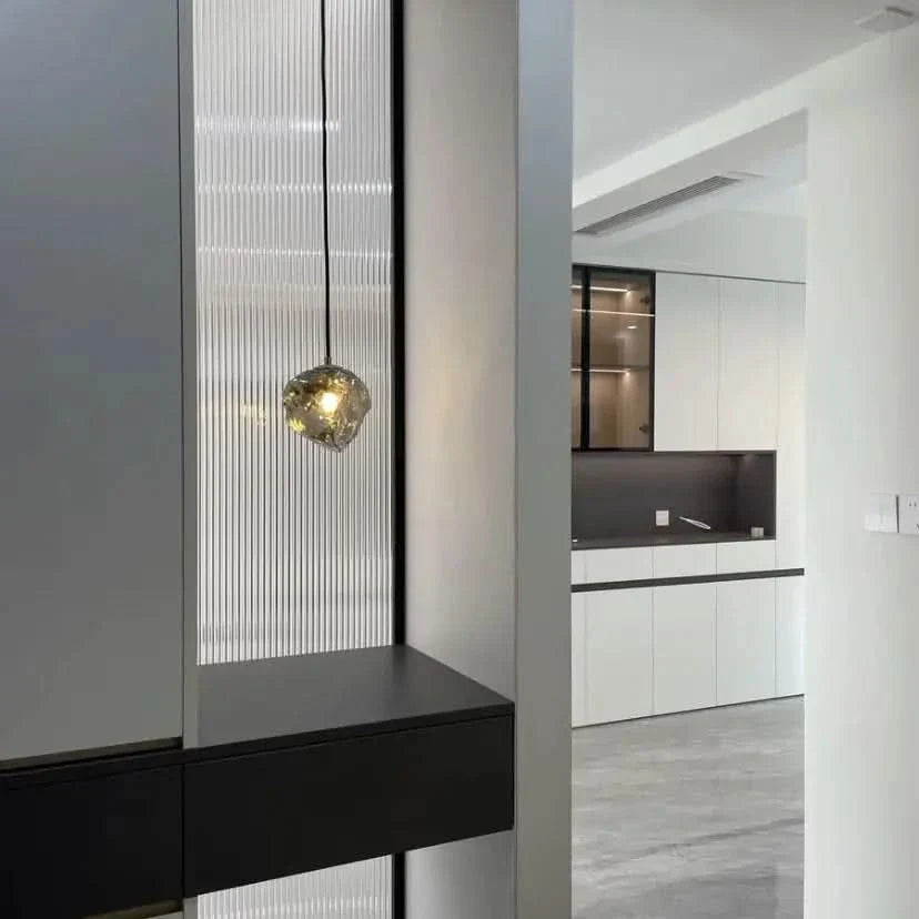 Lámpara Colgante de Vidrio Lava – Luz Artística para Interiores-Ceiling Light Fixtures-Hogar88-Hogar88