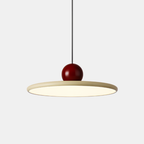 Lámpara LED Colgante de Estilo Contemporáneo – Acabado Brillante para Decoración Sofisticada-Pendant Lamp-Hogar88-Beige-30 cm-Hogar88