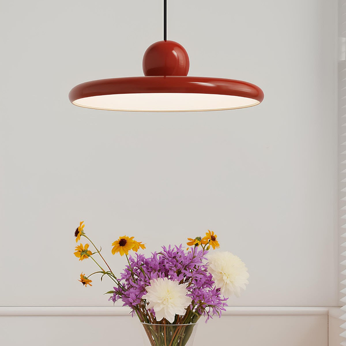 Lámpara LED Colgante de Estilo Contemporáneo – Acabado Brillante para Decoración Sofisticada-Pendant Lamp-Hogar88-Hogar88