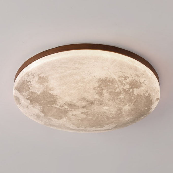 Lámpara LED Redonda Minimalista – Diseño Lunar para Ambientes Modernos-Ceiling Light Fixtures-Hogar88-Hogar88