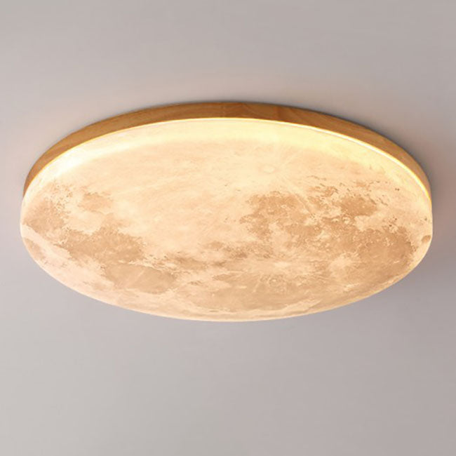Lámpara LED Redonda Minimalista – Diseño Lunar para Ambientes Modernos-Ceiling Light Fixtures-Hogar88-Hogar88