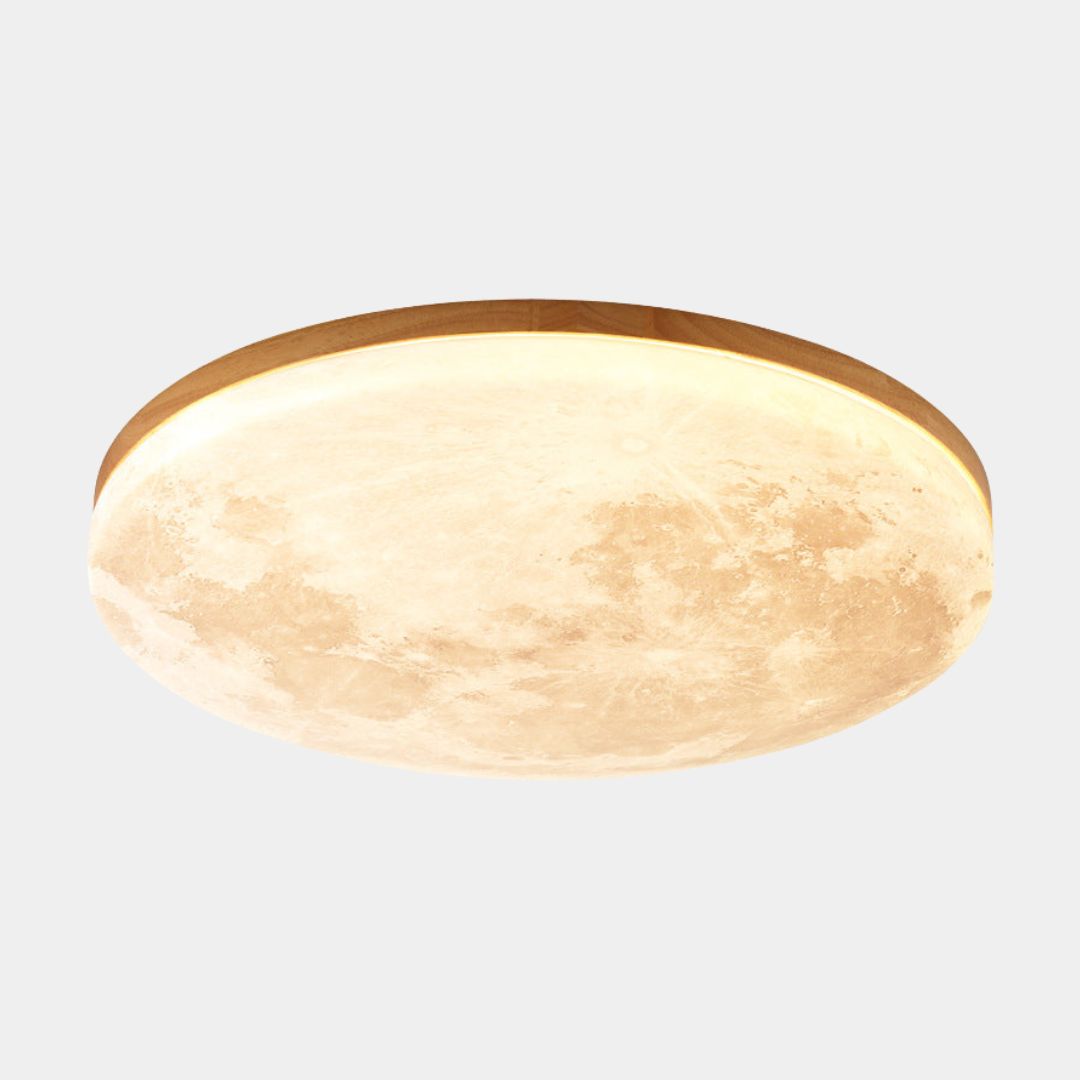 Lámpara LED Redonda Minimalista – Diseño Lunar para Ambientes Modernos-Ceiling Light Fixtures-Hogar88-Hogar88