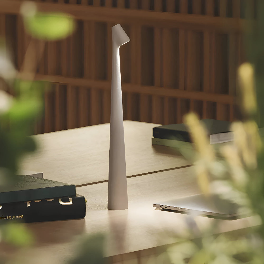 Lámpara LED de Mesa Inalámbrica – Diseño Moderno y Luz Regulable-Table Lamps-Hogar88-Gris-35cm-Hogar88