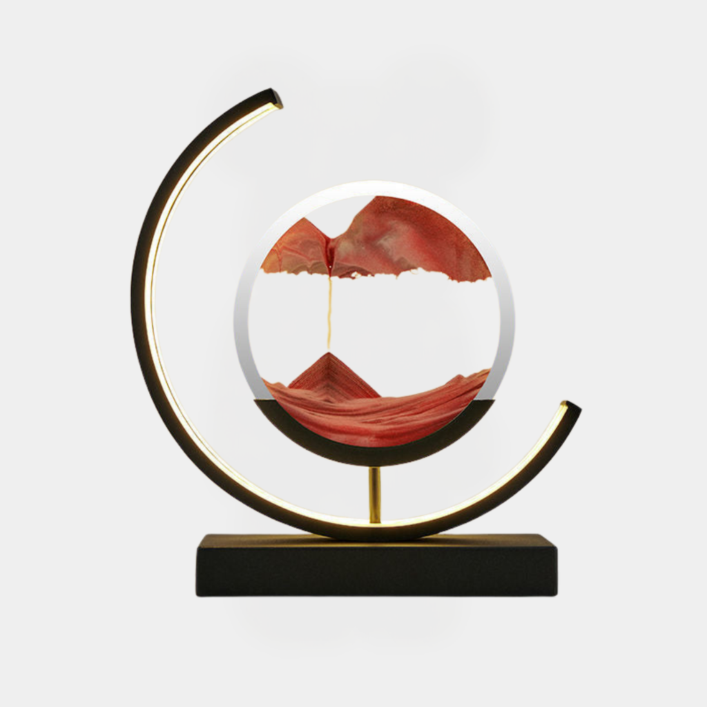 Lámpara Luna LED con Arte de Arena y Agua – Decoración Relajante y Moderna-Lighting-Hogar88-Hogar88