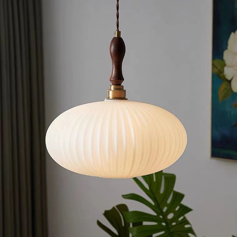 Lámpara Retro Colgante de Vidrio – Diseño Clásico para Decoración Sofisticada-Lighting-Hogar88-Hogar88