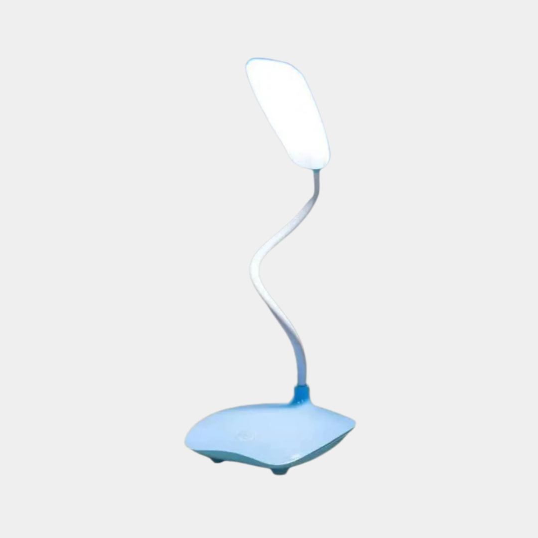 Lámpara de Escritorio LED Plegable – Luz Regulable para Estudio-Desk Lamps-Hogar88-Azul-Hogar88