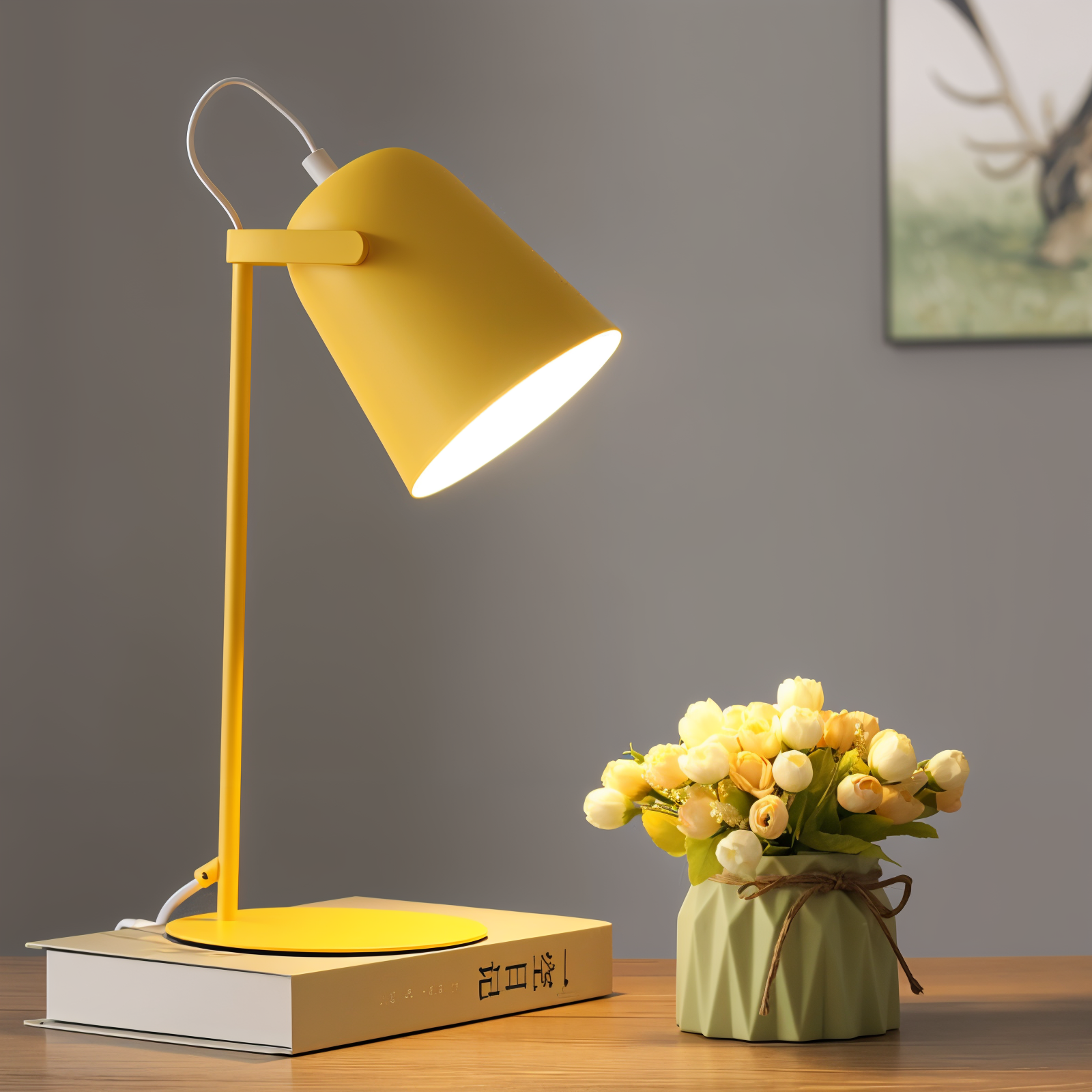 Lámpara de Escritorio Macaron – Ajustable y de Estilo Nórdico-Desk Lamps-Hogar88-Hogar88