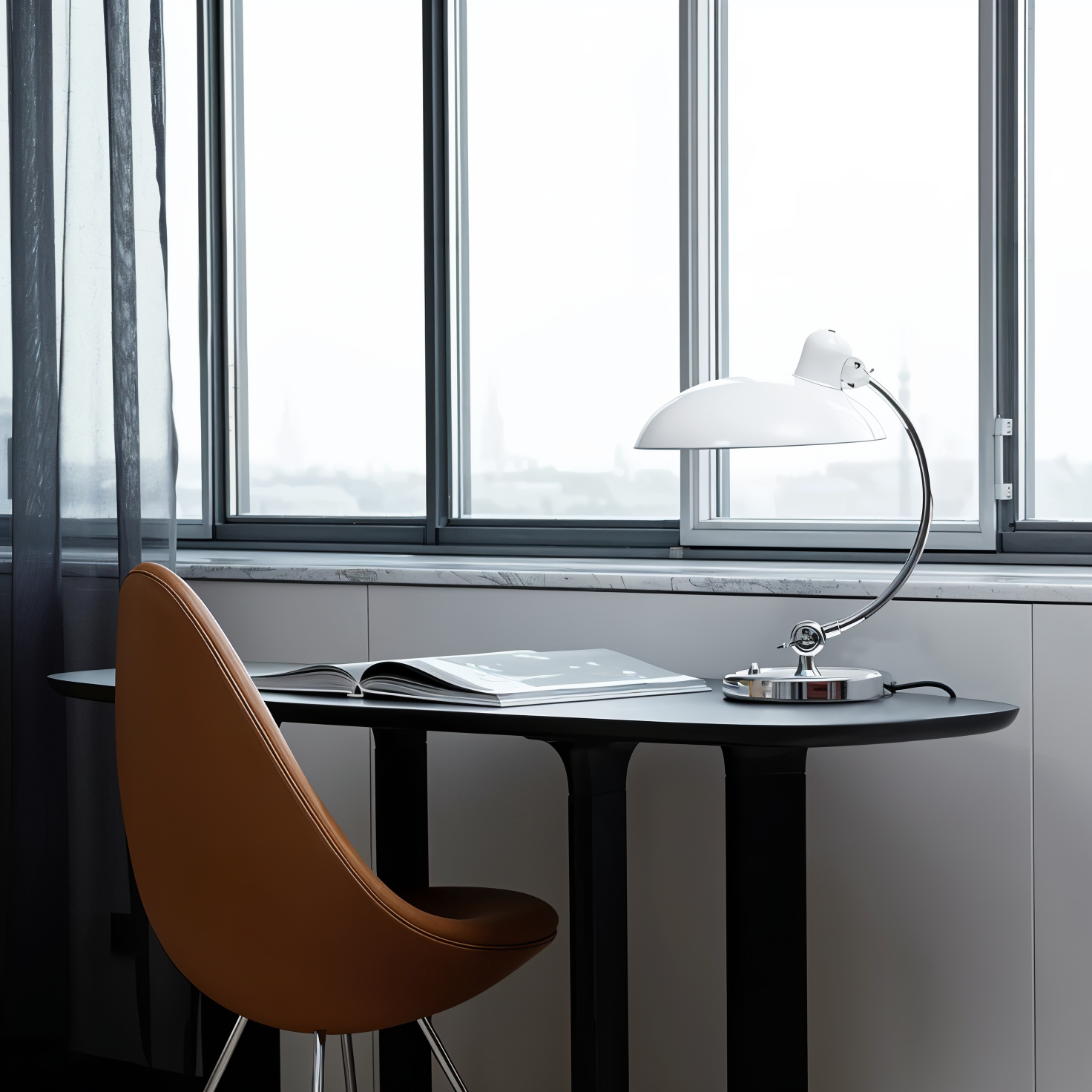 Lámpara de Escritorio Vintage – Cúpula Ajustable de Estilo Retro-Table Lamp-Hogar88-Hogar88