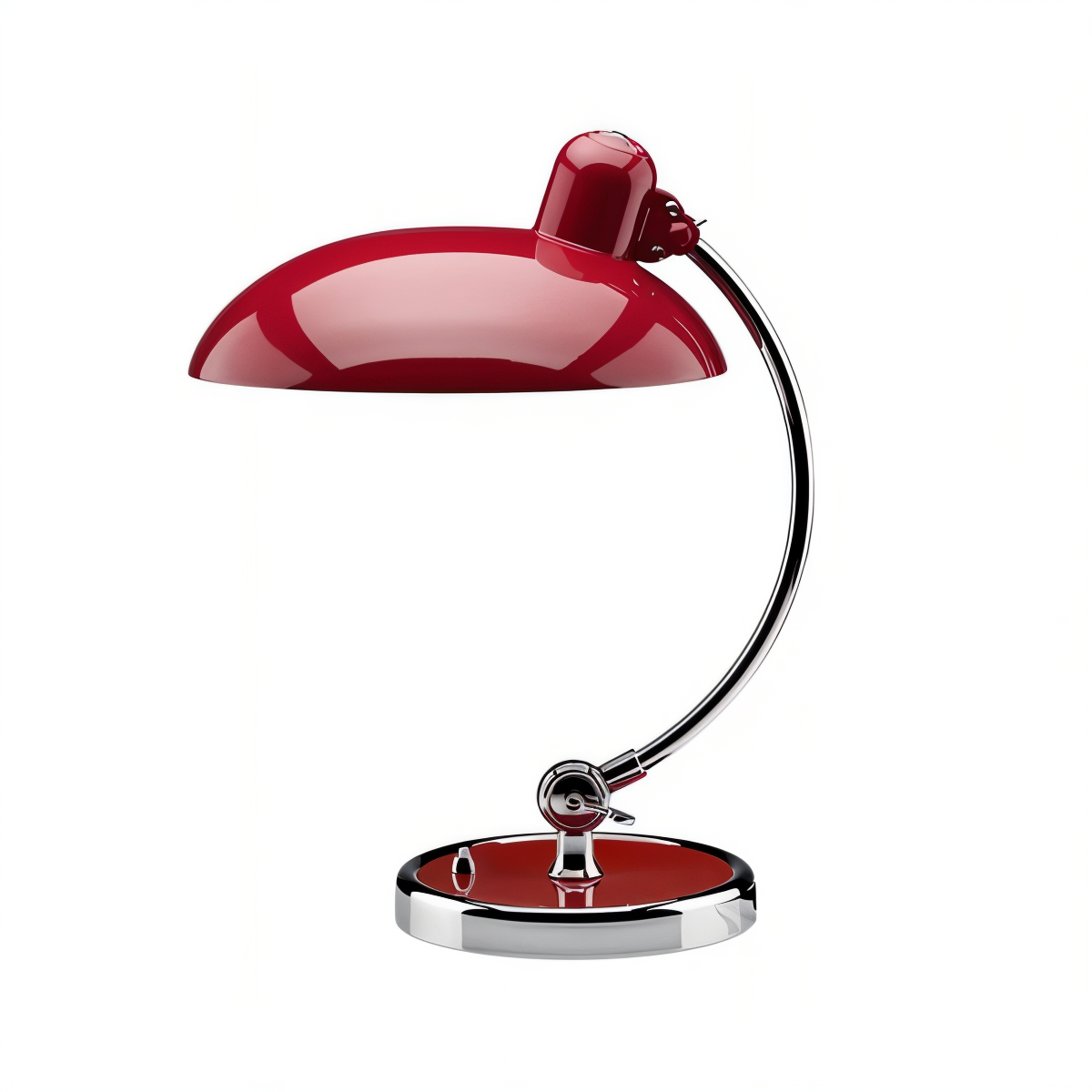 Lámpara de Escritorio Vintage – Cúpula Ajustable de Estilo Retro-Table Lamp-Hogar88-Rojo-Hogar88