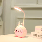 Lámpara de Lectura Infantil con Luz LED – Puerto USB para Comodidad y Seguridad al Leer-Reading Lamps-Hogar88-Rosa-Hogar88