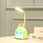 Lámpara de Lectura Infantil con Luz LED – Puerto USB para Comodidad y Seguridad al Leer-Reading Lamps-Hogar88-Verde-Hogar88