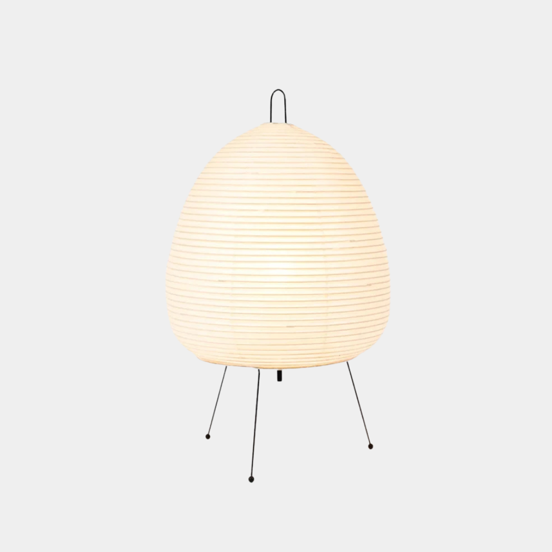 Lámpara de Mesa Japonesa Akari – Papel de Arroz Estilo Wabi-sabi-Table Lamps-Hogar88-Hogar88