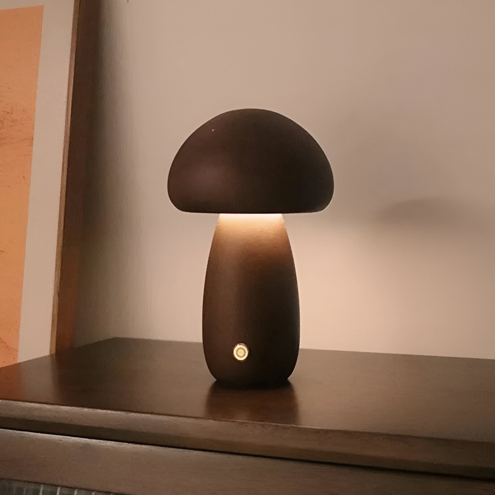 Lámpara de Mesa LED de Madera – Luz Suave con Control Táctil-Table Lamps-Hogar88-Hogar88