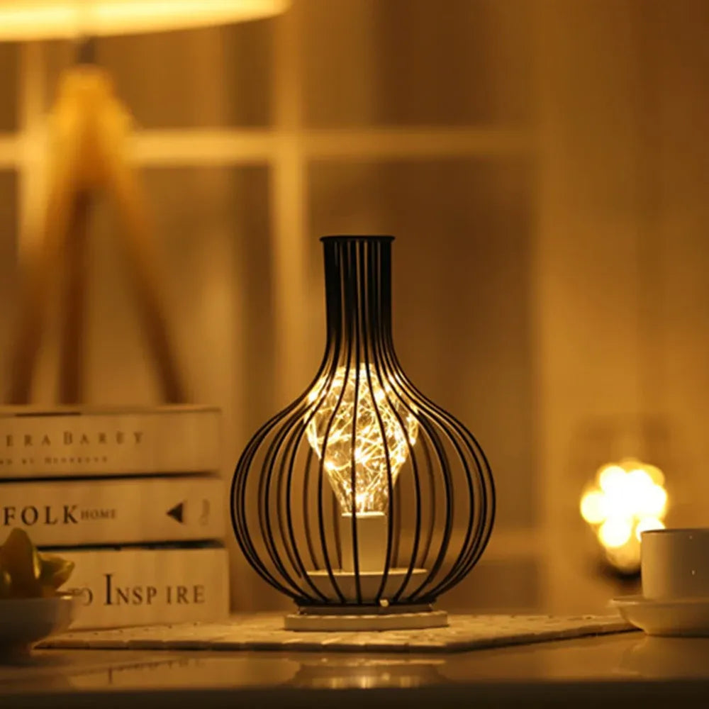 Lámpara de Mesa Retro LED – Iluminación Cálida y Decorativa-Table Lamps-Hogar88-Decantador-Hogar88