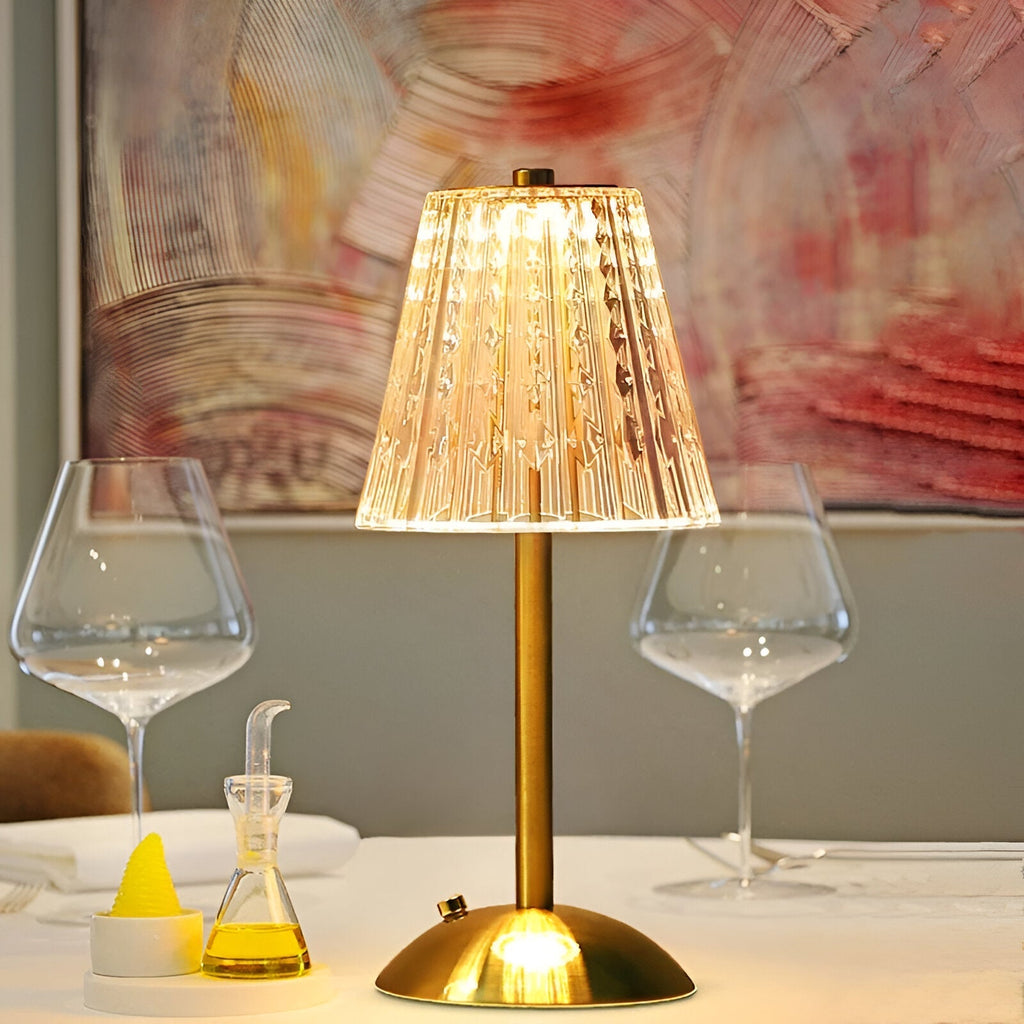 Lámpara de Mesa Vintage Inalámbrica – Iluminación Regulable y Elegante-Table Lamps-Hogar88-Hogar88