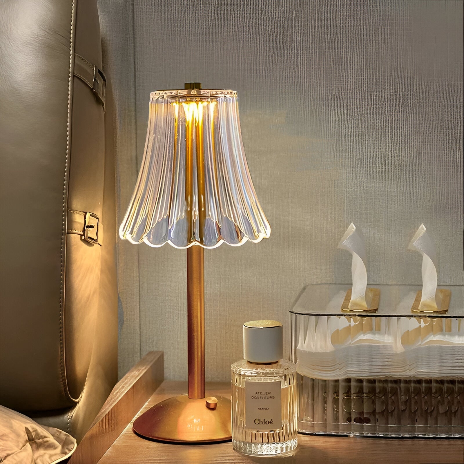 Lámpara de Mesa Vintage Inalámbrica – Iluminación Regulable y Elegante-Table Lamps-Hogar88-Hogar88