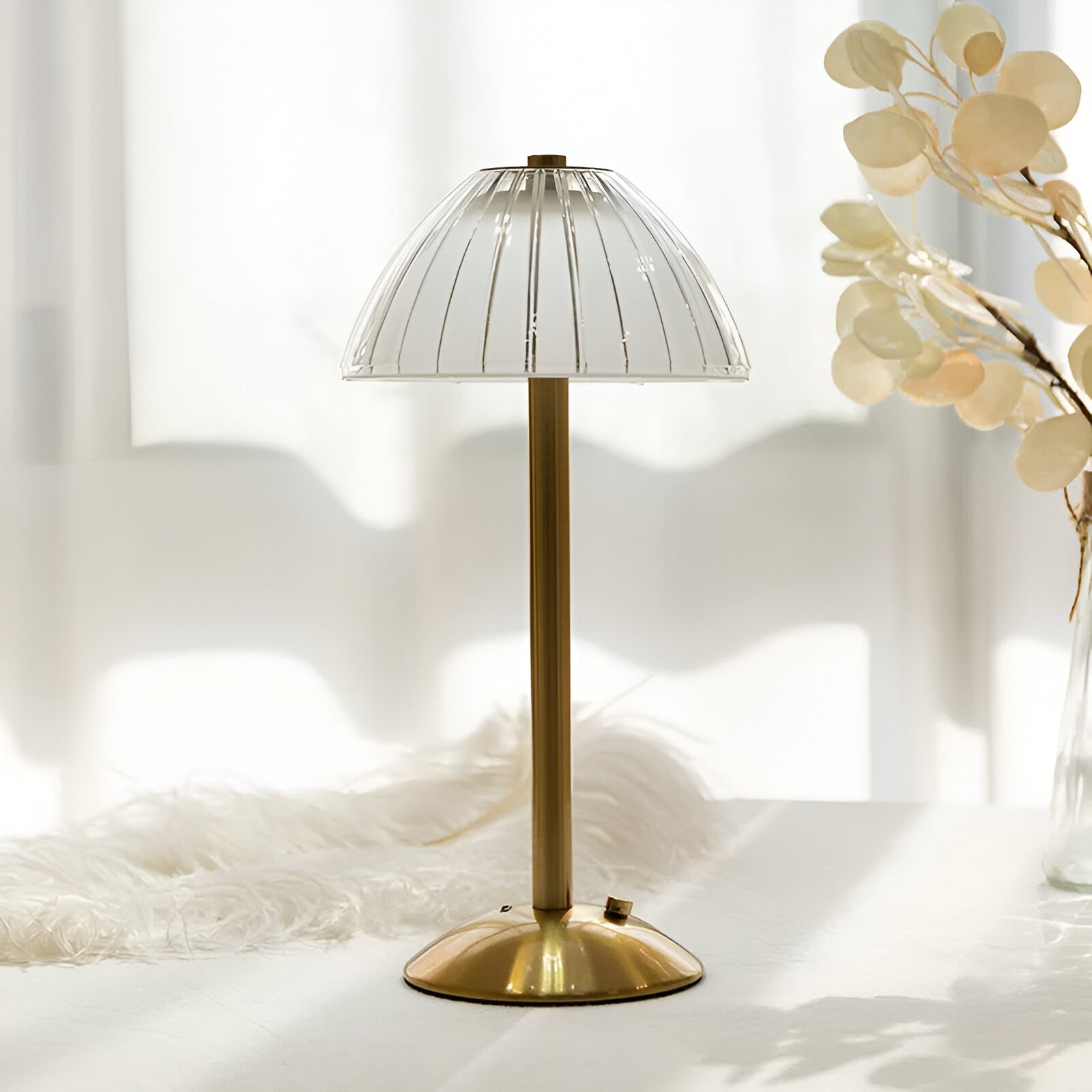 Lámpara de Mesa Vintage Inalámbrica – Iluminación Regulable y Elegante-Table Lamps-Hogar88-Hogar88