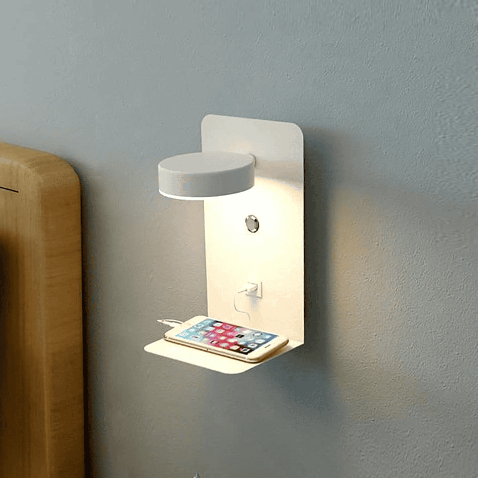 Lámpara de Noche de Luz Cálida – Comodidad Estilosa para Dormitorio Moderno-Night Light-Hogar88-Hogar88