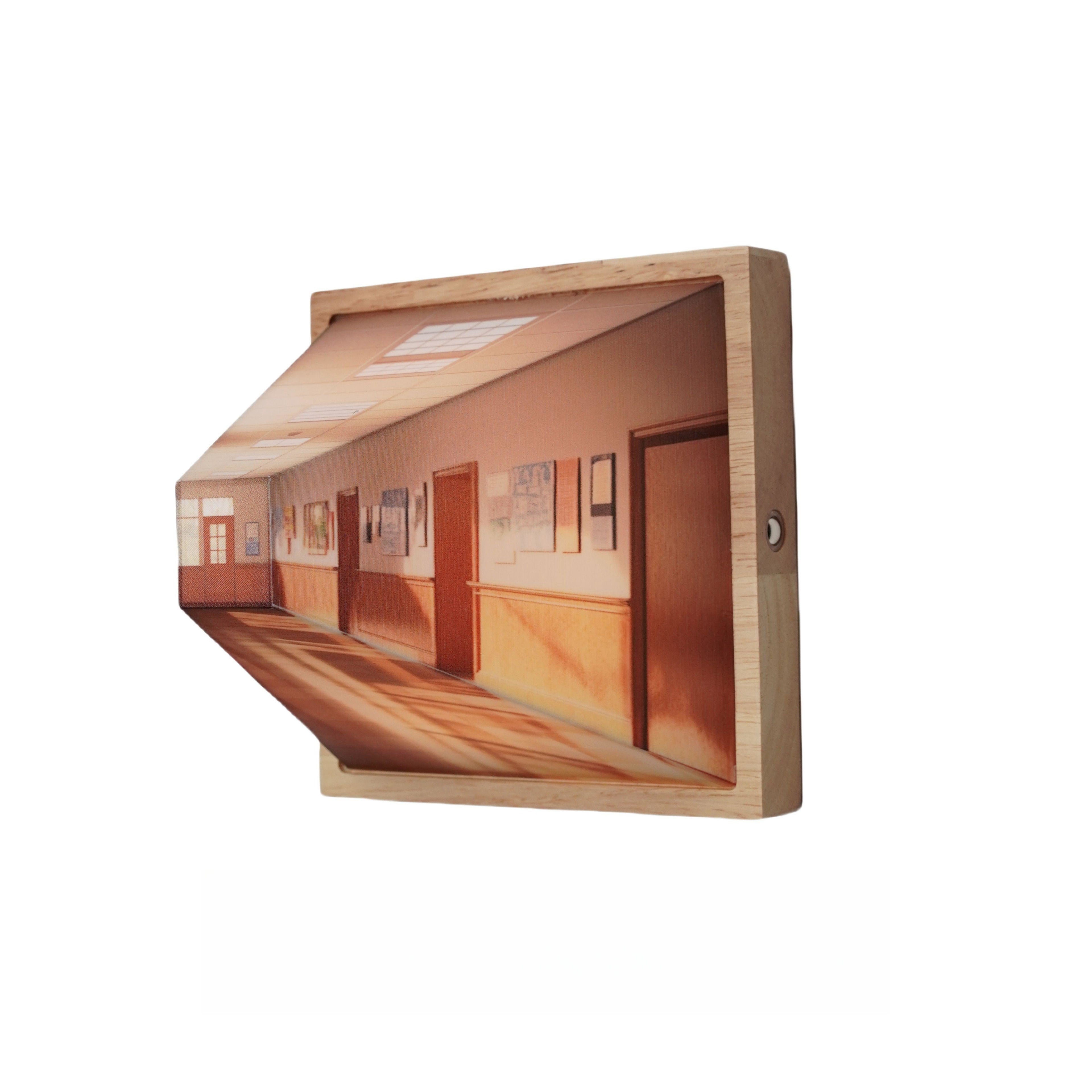 Lámpara de Pared Galería 3D – Iluminación Artística Moderna-Night Lights & Ambient Lighting-Hogar88-Aula-Hogar88